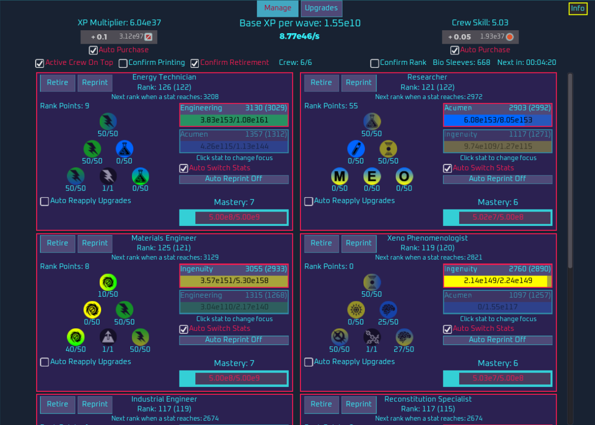 Crew - Unnamed Space Idle Wiki
